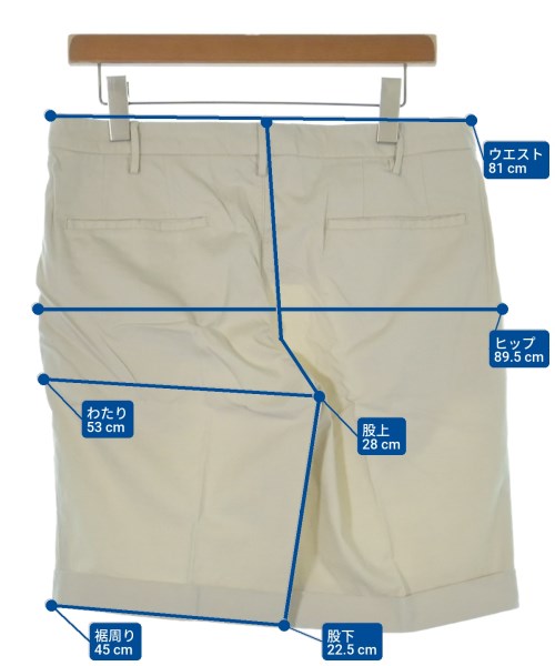 INCOTEX（インコテックス）ショートパンツ ベージュ サイズ:48(L位) メンズ/2200620505048