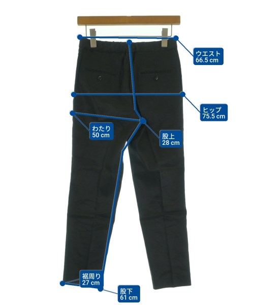 INCOTEX（インコテックス）スラックス 黒 サイズ:38(S位) レディース/2200635364043