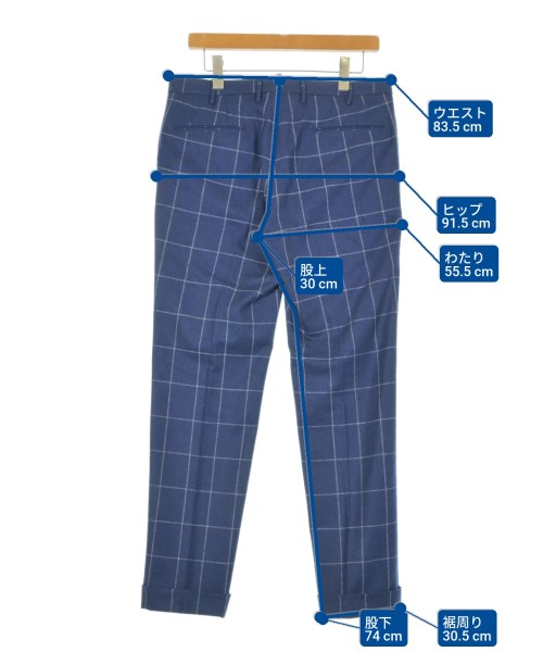 INCOTEX（インコテックス）スラックス 紺 サイズ:48(L位) メンズ/2200641114205