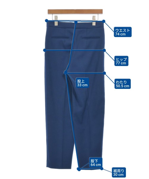 INCOTEX（インコテックス）スラックス 青 サイズ:40(M位) レディース/2200628150035