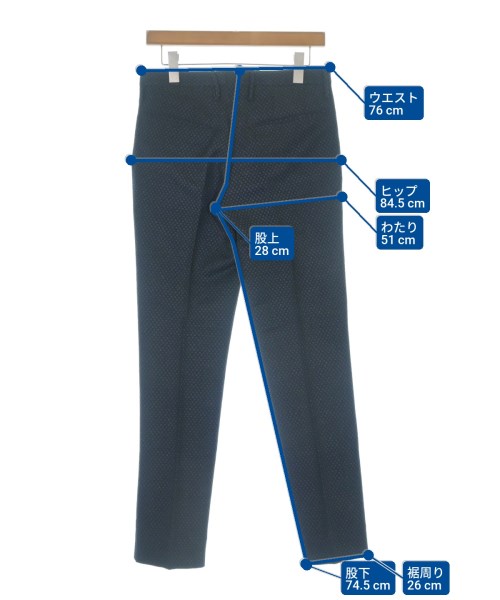 INCOTEX（インコテックス）スラックス 紺 サイズ:44(S位) メンズ/2200623350041