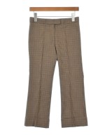 INCOTEX（インコテックス）スラックス 茶 サイズ:38(S位) レディース/2200611791023