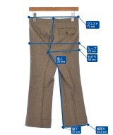 INCOTEX（インコテックス）スラックス 茶 サイズ:38(S位) レディース/2200611791023