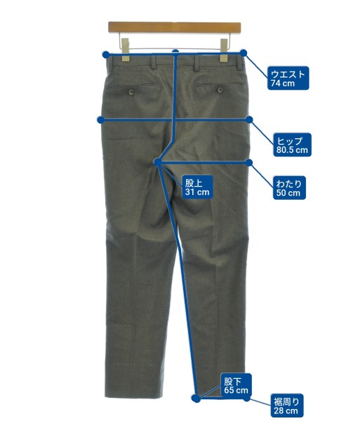 INCOTEX（インコテックス）スラックス グレー サイズ:42(XS位) メンズ/2200626638115