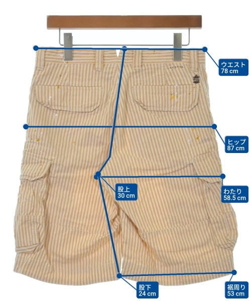 INCOTEX（インコテックス）ショートパンツ オレンジ サイズ:30(M位) メンズ/2200632586059