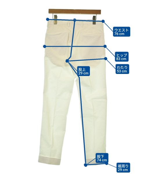 INCOTEX（インコテックス）チノパン 白 サイズ:29(S位) メンズ/2200632789153