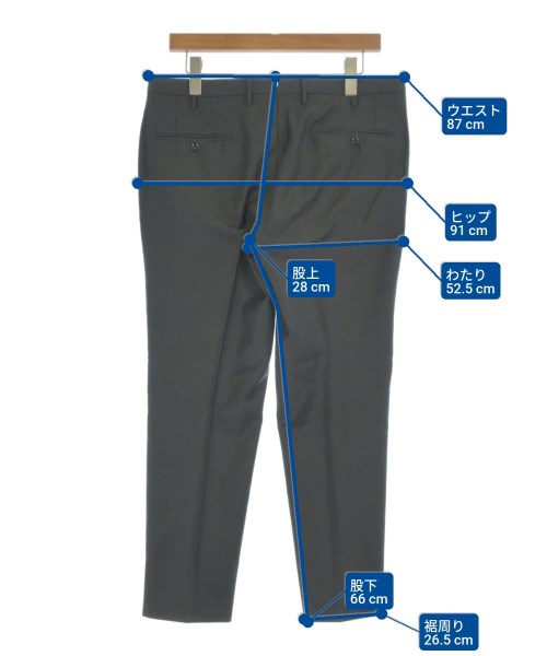 INCOTEX（インコテックス）スラックス グレー サイズ:50(XL位) メンズ/2200632950102