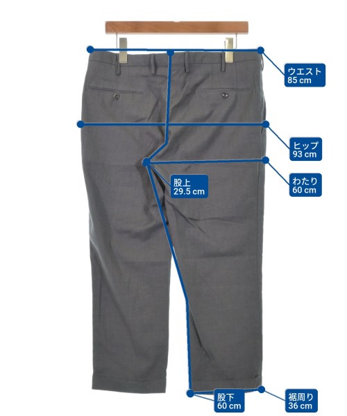 INCOTEX（インコテックス）スラックス グレー サイズ:52(XXL位) メンズ/2200619132132