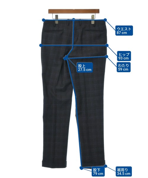 INCOTEX（インコテックス）スラックス グレー サイズ:50(XL位) メンズ/2200634319051