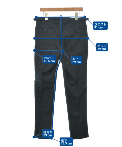 INCOTEX（インコテックス）スラックス 紺 サイズ:48(L位) メンズ/2200618987023