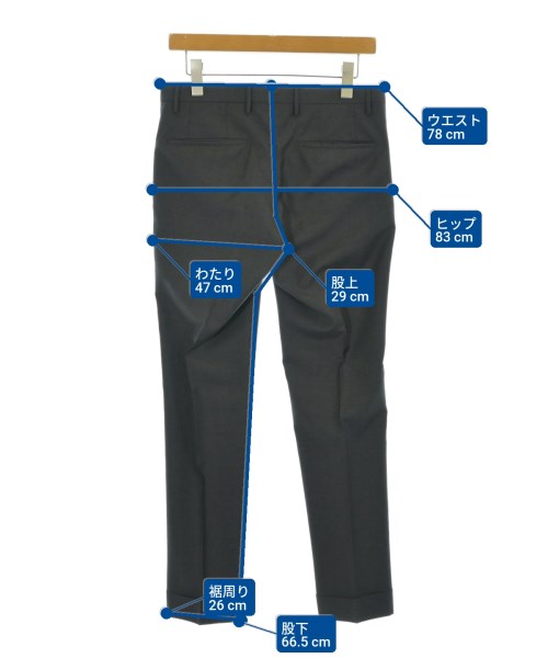 INCOTEX（インコテックス）スラックス グレー サイズ:44(S位) メンズ/2200670316021