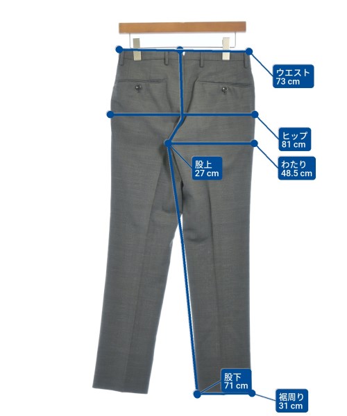 INCOTEX（インコテックス）スラックス グレー サイズ:42(XS位) メンズ/2200679167099