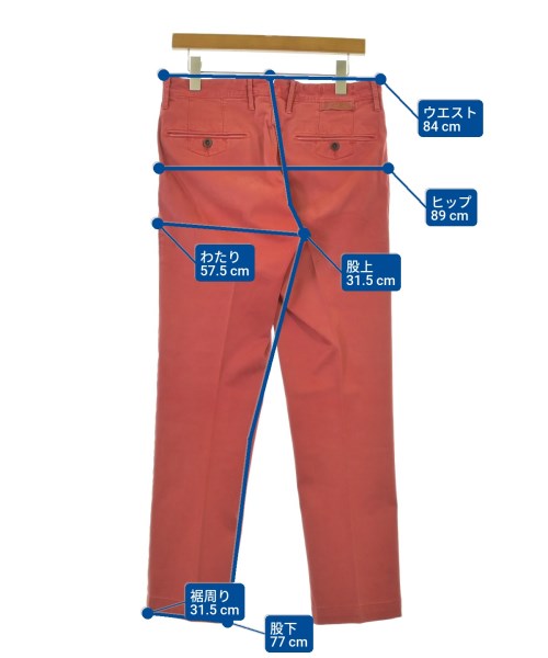 INCOTEX（インコテックス）チノパン 赤 サイズ:31(M位) メンズ/2200672807442