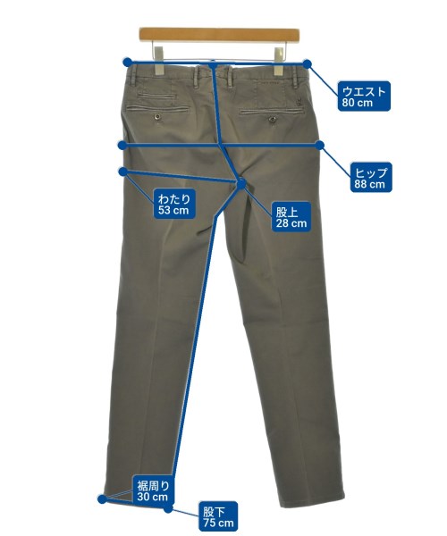 INCOTEX（インコテックス）スラックス カーキ サイズ:-(M位) メンズ/2200672807541