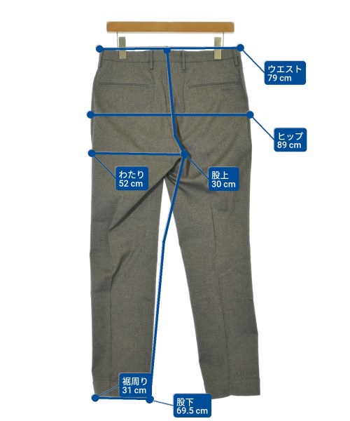 INCOTEX（インコテックス）スラックス グレー サイズ:46(M位) メンズ/2200672807558