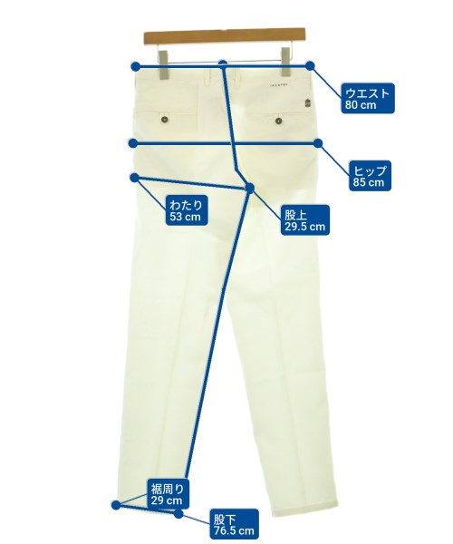 INCOTEX（インコテックス）スラックス 白 サイズ:31(M位) メンズ/2200672807619
