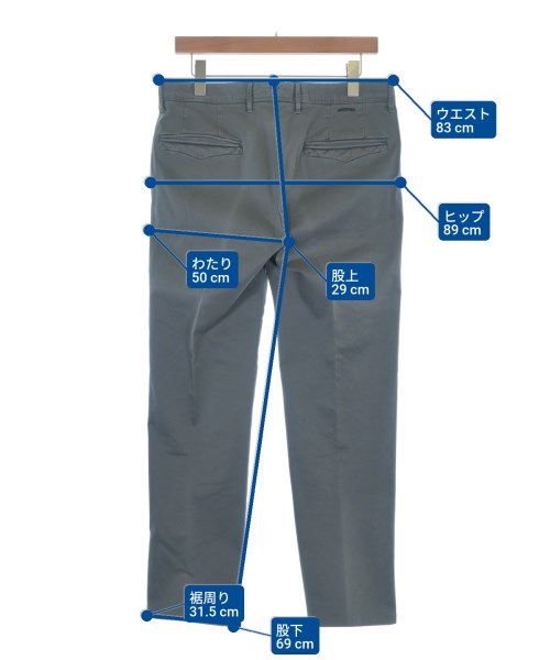 INCOTEX（インコテックス）チノパン グレー サイズ:32(L位) メンズ/2200675375221