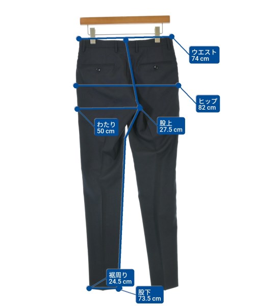 INCOTEX（インコテックス）スラックス 紺 サイズ:44(S位) メンズ/2200680545022