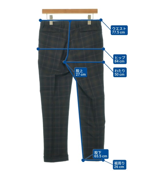 INCOTEX（インコテックス）スラックス 緑 サイズ:46(M位) レディース/2200656013043