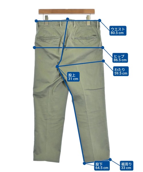 INCOTEX（インコテックス）チノパン カーキ サイズ:31(L位) メンズ/2200653560397