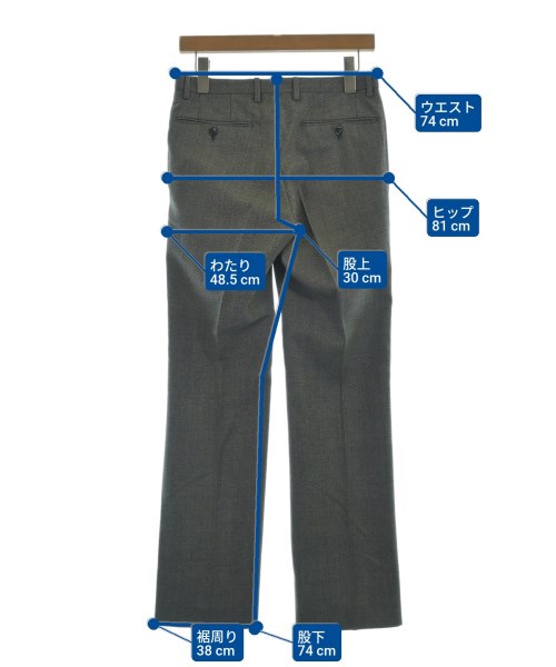 INCOTEX（インコテックス）スラックス 黒 サイズ:44(S位) メンズ/2200644364157