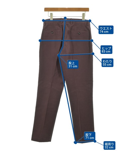 INCOTEX（インコテックス）スラックス 紫 サイズ:46(M位) メンズ/2200651356367