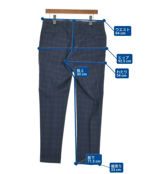 INCOTEX（インコテックス）スラックス 紺 サイズ:48(L位) メンズ/2200636647138