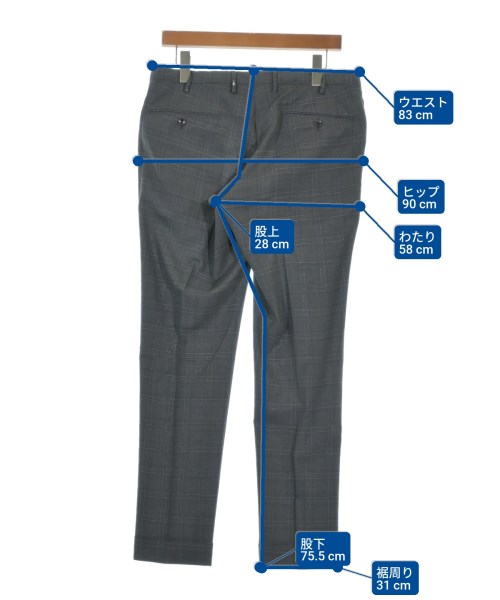 INCOTEX（インコテックス）スラックス グレー サイズ:48(L位) メンズ/2200636647145