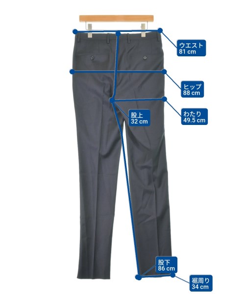 INCOTEX（インコテックス）スラックス 紺 サイズ:48(L位) メンズ/2200660254098