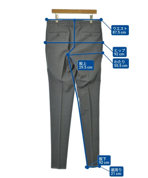 INCOTEX（インコテックス）スラックス グレー サイズ:52(XXL位) メンズ/2200661182420