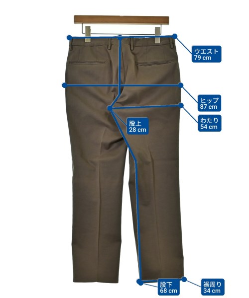 INCOTEX（インコテックス）スラックス 茶 サイズ:46(M位) メンズ/2200666186027