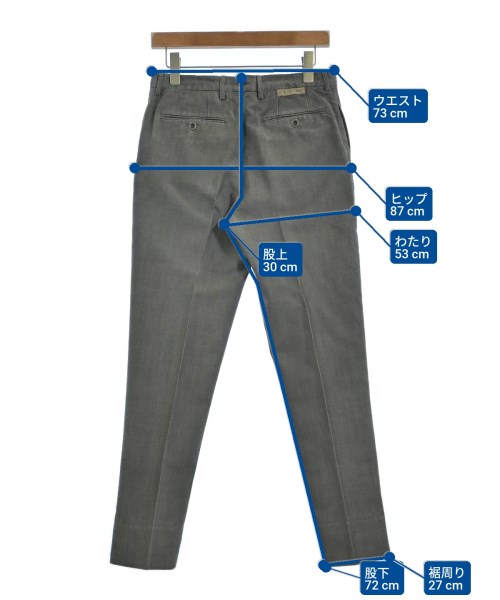 INCOTEX（インコテックス）スラックス グレー サイズ:26(XS位) メンズ/2200670760053