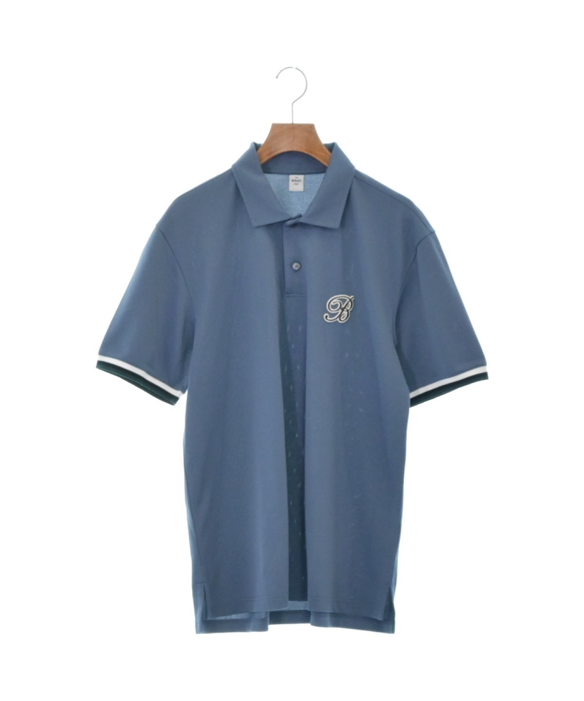 冬ギフト セ Berluti（ベルルッティ）ポロシャツ 青 サイズ:S メンズ トップス