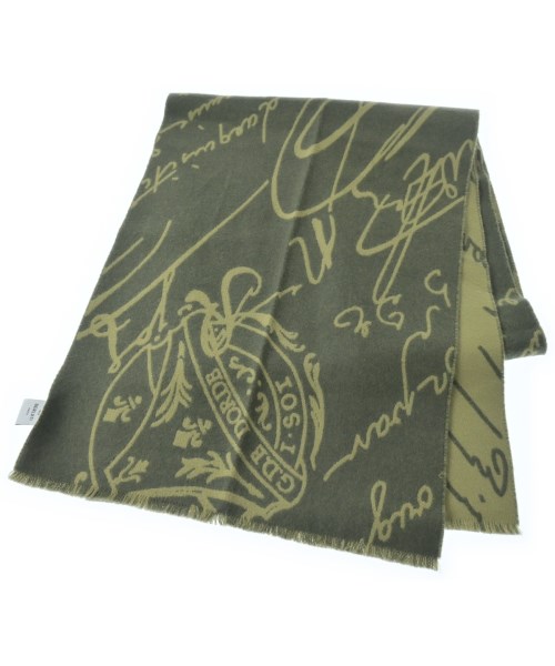 Berluti(ベルルッティ)マフラー カーキ サイズ:-/2200581999016