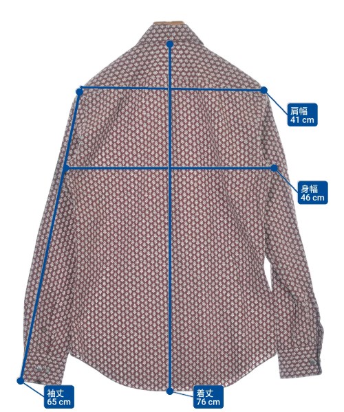 Berluti（ベルルッティ）カジュアルシャツ 赤 サイズ:38(S位) メンズ/2200655208075