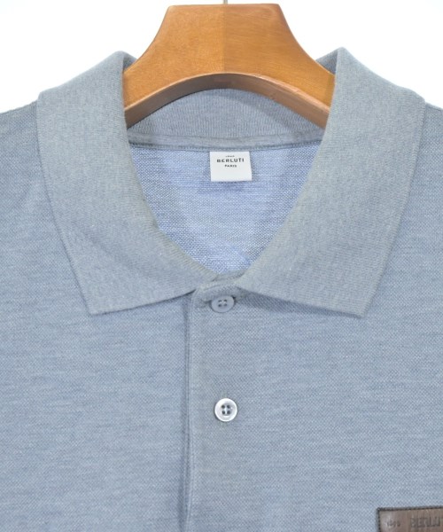 Berluti（ベルルッティ）ポロシャツ 青 サイズ:L メンズ/2200659139245