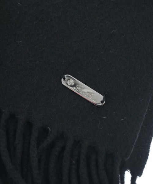 Loro Piana（ロロピアーナ）マフラー 黒 サイズ:- レディース/2200620296021