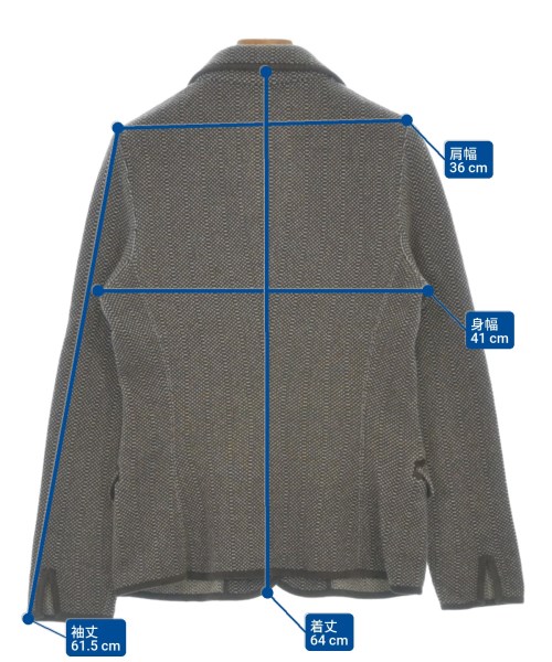 Loro Piana（ロロピアーナ）テーラードジャケット 茶 サイズ:40(M位) レディース/2200620296045