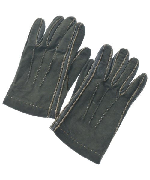 Loro Piana(ロロピアーナ)手袋 緑 サイズ:M/2200641700446