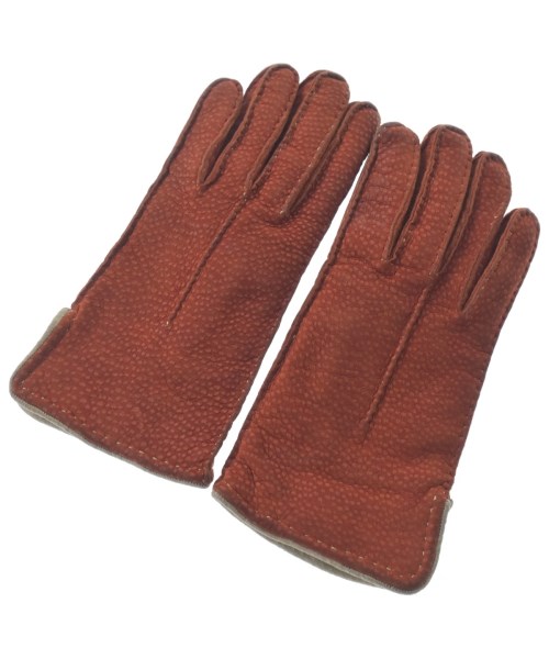 Loro Piana(ロロピアーナ)手袋 赤 サイズ:S/2200641700453