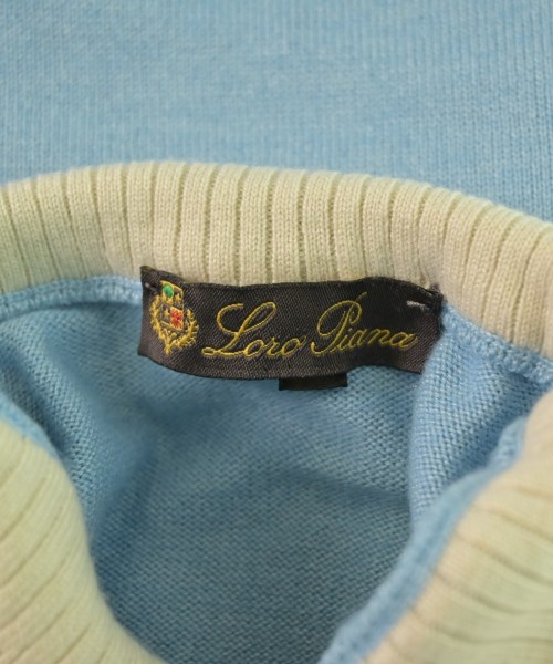 Loro Piana（ロロピアーナ）ニット・セーター 青 サイズ:50(XL位) メンズ/2200642960078