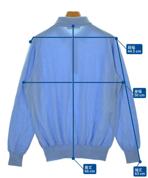 Loro Piana（ロロピアーナ）ニット・セーター 青 サイズ:50(XL位) メンズ/2200642960108