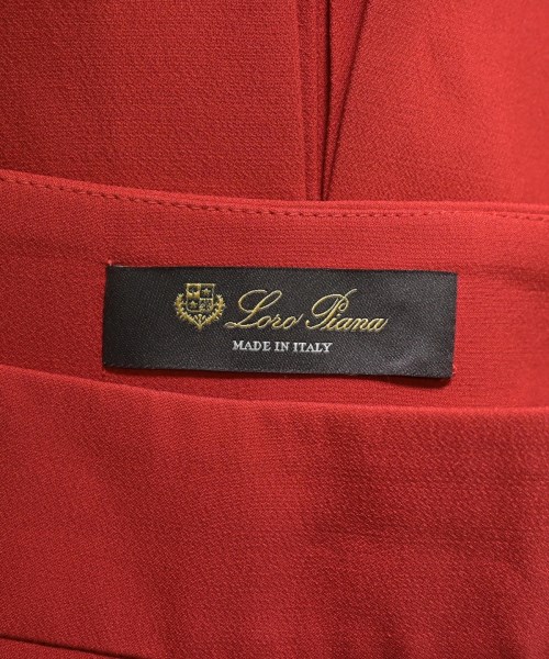 Loro Piana（ロロピアーナ）ロング・マキシ丈スカート 赤 サイズ:40(M位) レディース/2200615045085