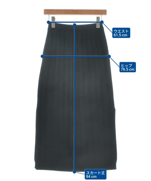 Loro Piana（ロロピアーナ）ロング・マキシ丈スカート 黒 サイズ:XS レディース/2200617092087