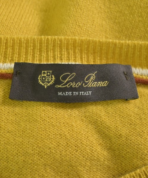 Loro Piana（ロロピアーナ）ニット・セーター 黄 サイズ:50(XL位) メンズ/2200616763032