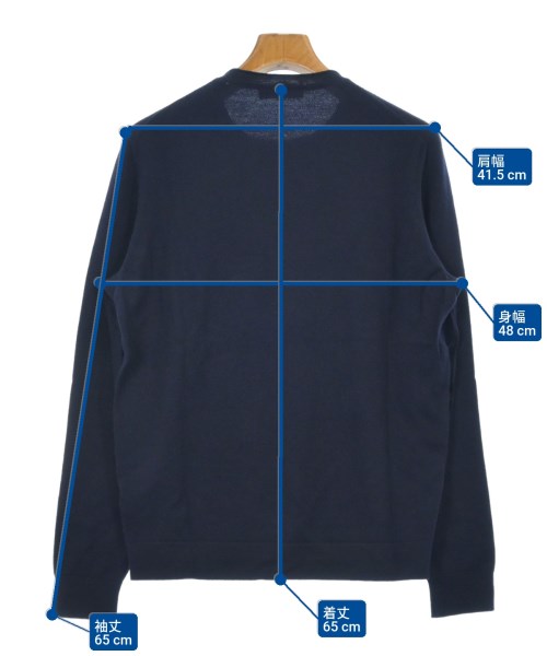 Loro Piana（ロロピアーナ）ニット・セーター 紺 サイズ:48(L位) メンズ/2200630023020