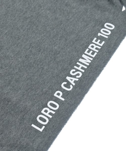 Loro Piana（ロロピアーナ）マフラー グレー サイズ:- メンズ/2200630023068