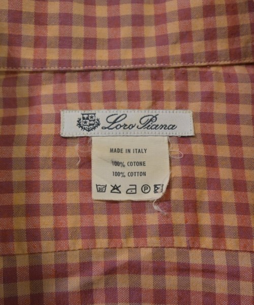 Loro Piana（ロロピアーナ）カジュアルシャツ オレンジ サイズ:-(M位) メンズ/2200632874064