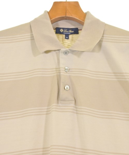 Loro Piana（ロロピアーナ）ポロシャツ ベージュ サイズ:M メンズ/2200606964166