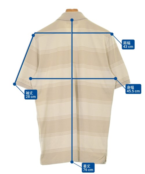 Loro Piana（ロロピアーナ）ポロシャツ ベージュ サイズ:M メンズ/2200606964166